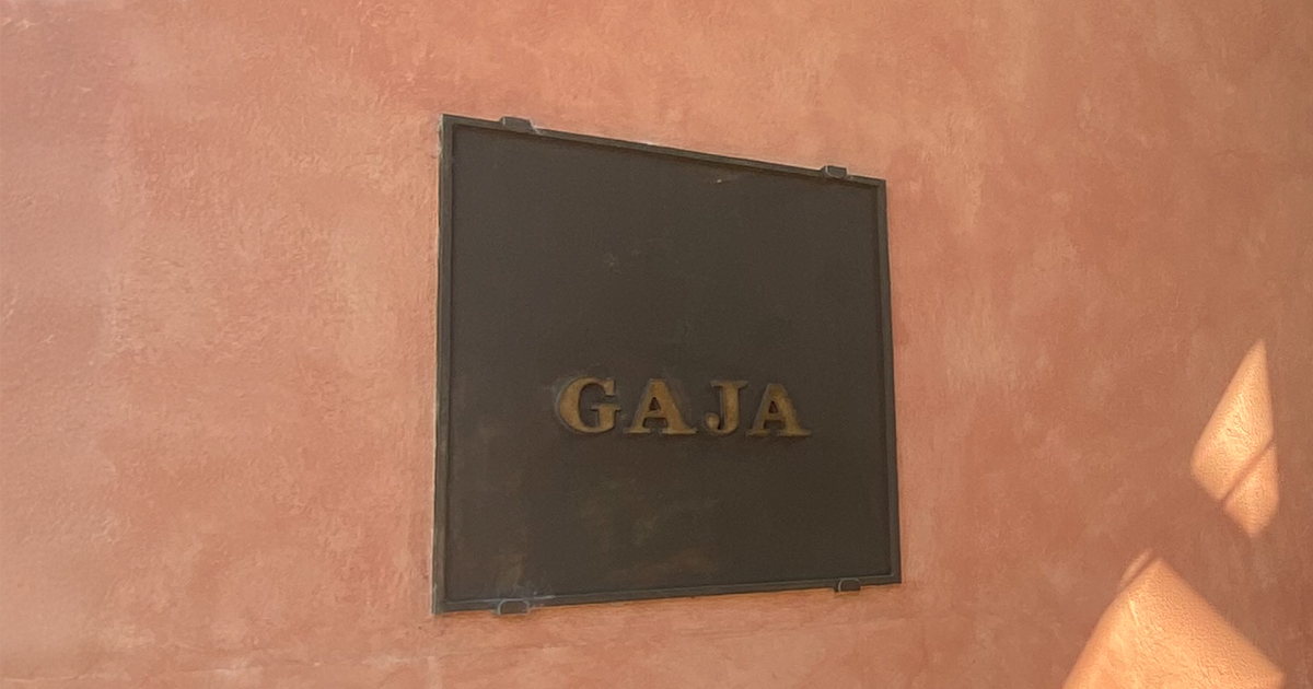 ワイナリー訪問【海外編】ガヤ GAJA "リーデルコレクションルーム"